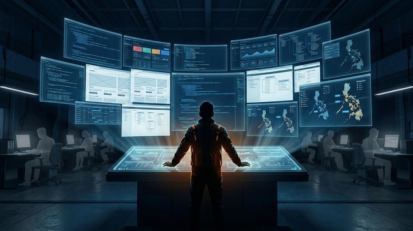 One Person vs. an 8-Person Dev Team: Agentic AI Development in the Philippines